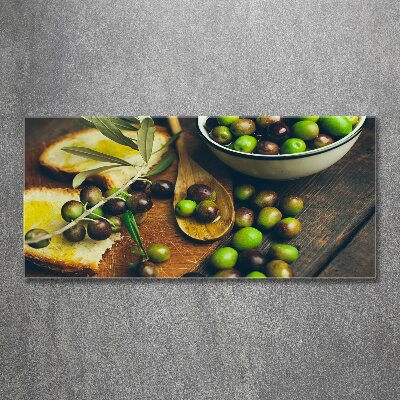 Cuadro metacrilato horizontal Aceitunas