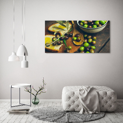 Cuadro metacrilato horizontal Aceitunas