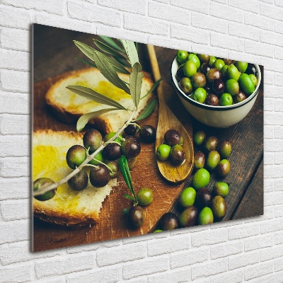 Cuadro metacrilato horizontal Aceitunas