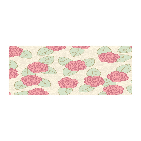 Pintura en acrílico horizontal Rosas