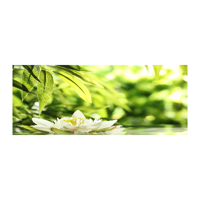 Pintura en acrílico horizontal Nenúfar
