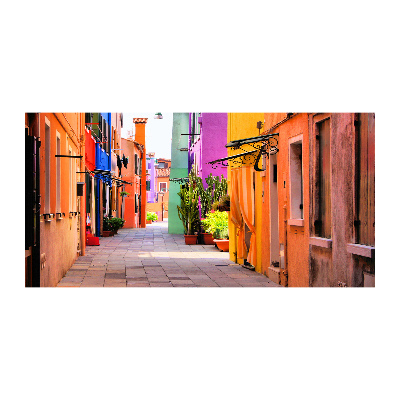 Cuadro metacrilato horizontal Calles coloridas