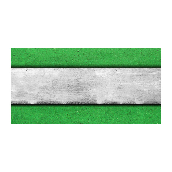 Cuadro acrílico horizontal Muro verde