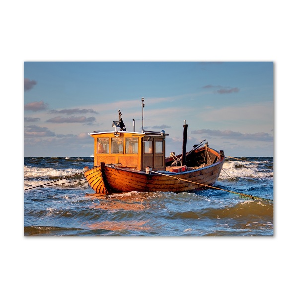 Foto en metacrilato horizontal Barco de pesca