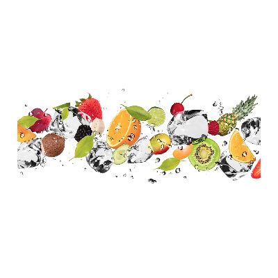 Cuadro metacrilato horizontal Fruta y agua