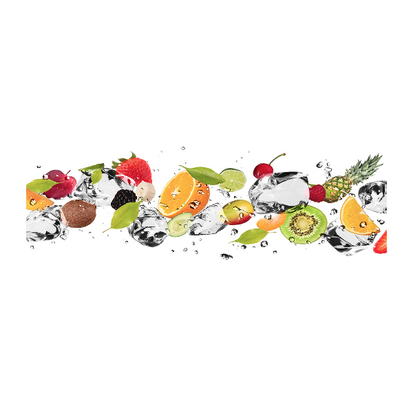 Cuadro metacrilato horizontal Fruta y agua