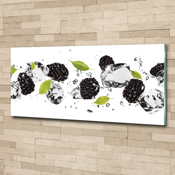 Cuadro metacrilato horizontal Cerezas y agua