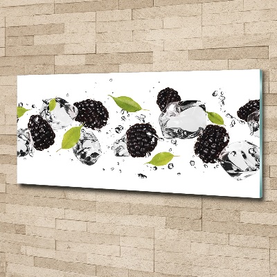 Cuadro metacrilato horizontal Cerezas y agua