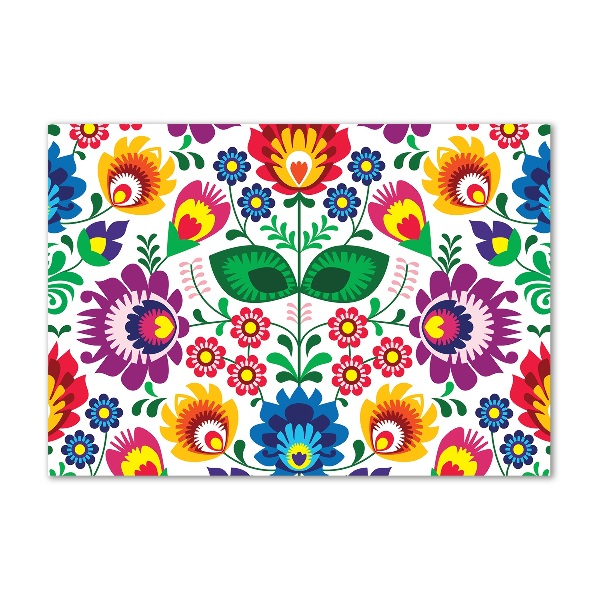 Cuadro metacrilato horizontal Patrón étnico