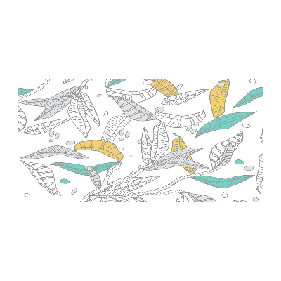 Cuadro metacrilato horizontal Hojas coloridas