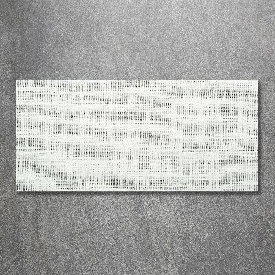 Pintura en acrílico horizontal Lienzo de lino blanco