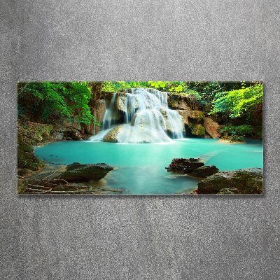 Pintura en acrílico horizontal Cascada