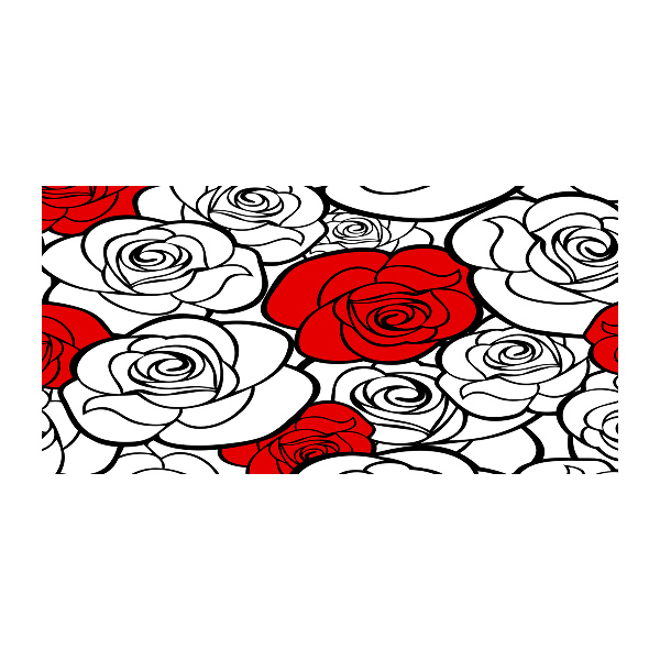 Foto en metacrilato horizontal Rosas