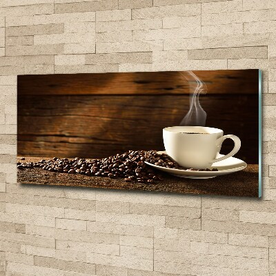 Cuadro acrílico horizontal Una taza de café