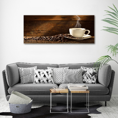 Cuadro acrílico horizontal Una taza de café