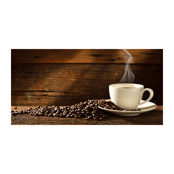Cuadro acrílico horizontal Una taza de café