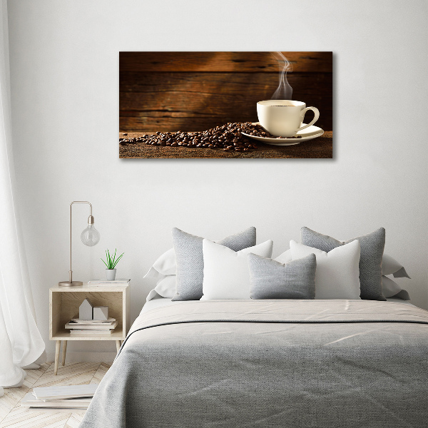 Cuadro acrílico horizontal Una taza de café