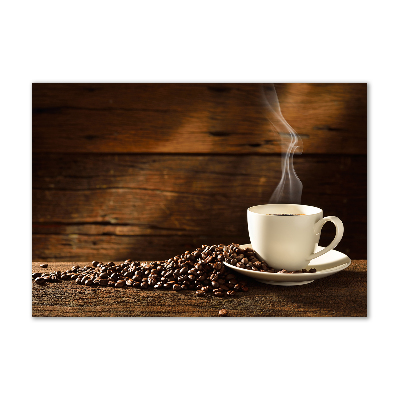 Cuadro acrílico horizontal Una taza de café