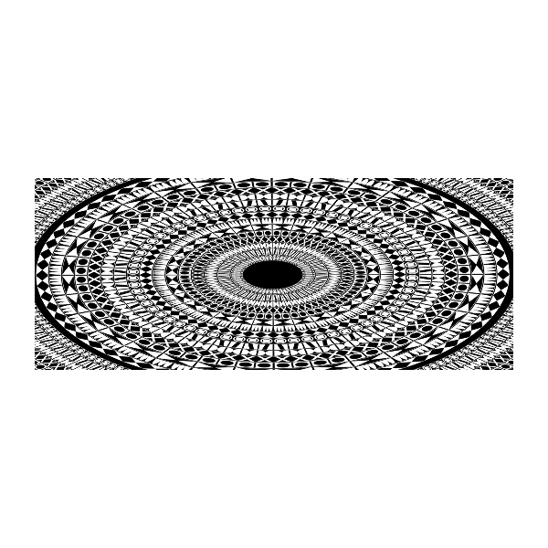 Foto en metacrilato horizontal Adornos circulares