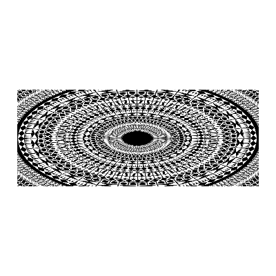 Foto en metacrilato horizontal Adornos circulares