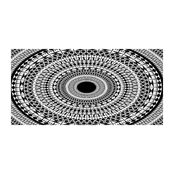 Foto en metacrilato horizontal Adornos circulares