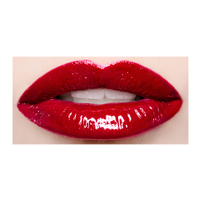 Cuadro metacrilato horizontal labios rojos