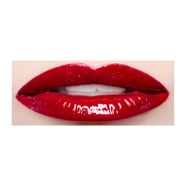 Cuadro metacrilato horizontal labios rojos