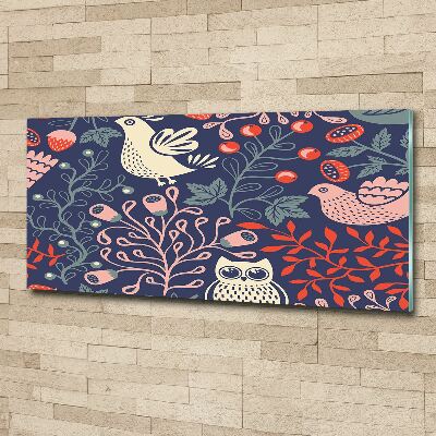 Foto en metacrilato horizontal Plantas de gallinas búho