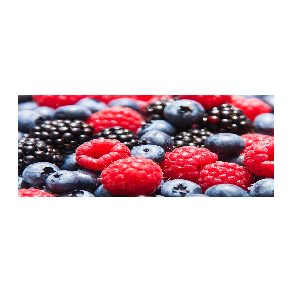 Cuadro acrílico horizontal Frutos del bosque