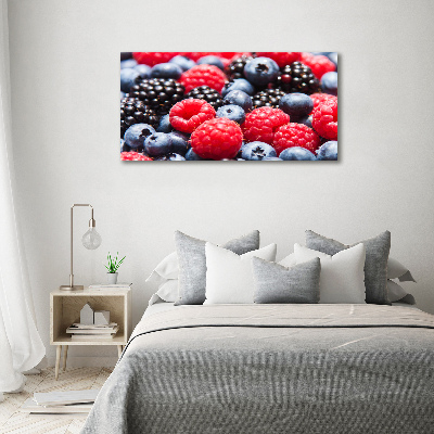 Cuadro acrílico horizontal Frutos del bosque