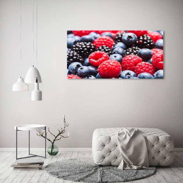 Cuadro acrílico horizontal Frutos del bosque