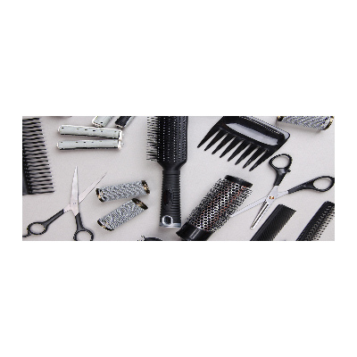 Pintura en acrílico horizontal Herramientas de peluquería