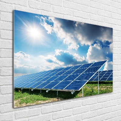 Cuadro metacrilato horizontal Baterías solares