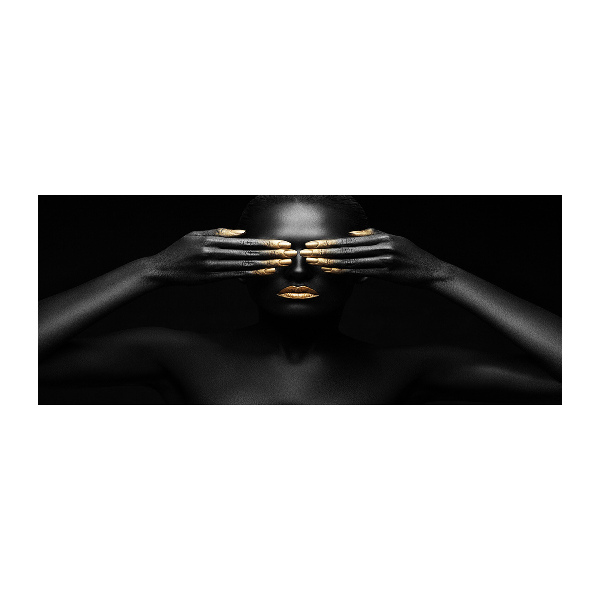 Cuadro metacrilato horizontal Mujer de negro
