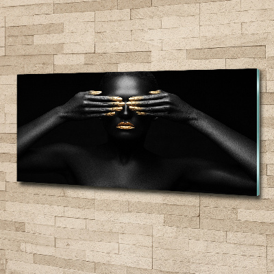 Cuadro metacrilato horizontal Mujer de negro