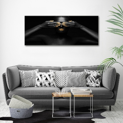 Cuadro metacrilato horizontal Mujer de negro