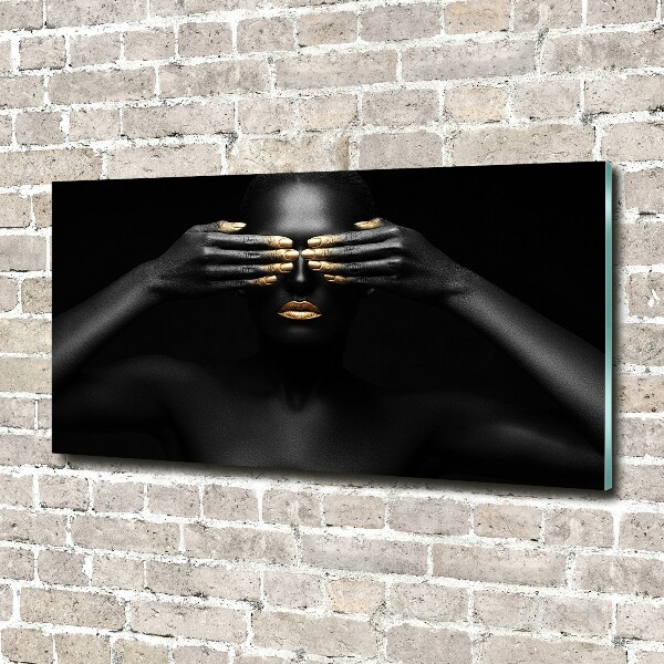 Cuadro metacrilato horizontal Mujer de negro