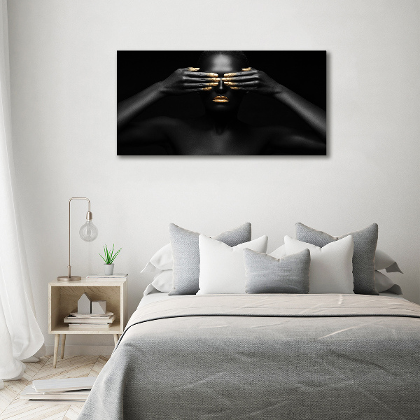 Cuadro metacrilato horizontal Mujer de negro