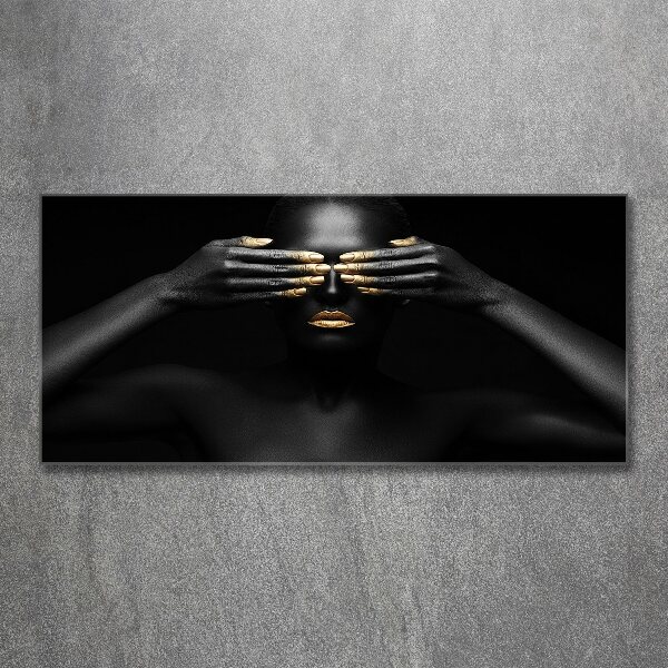 Cuadro metacrilato horizontal Mujer de negro