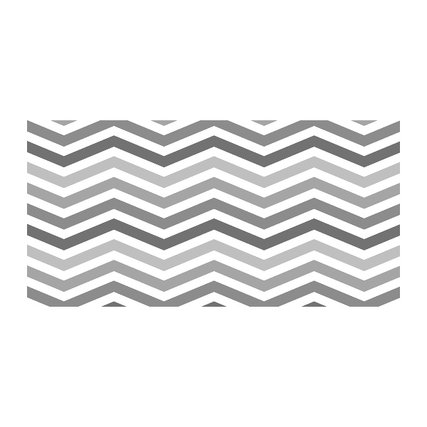 Cuadro metacrilato horizontal Zigzags grises