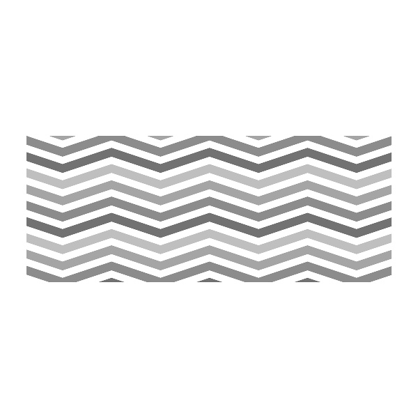Cuadro metacrilato horizontal Zigzags grises