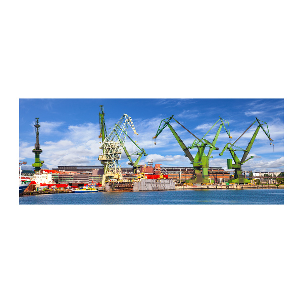 Foto en metacrilato horizontal Astillero de Gdansk