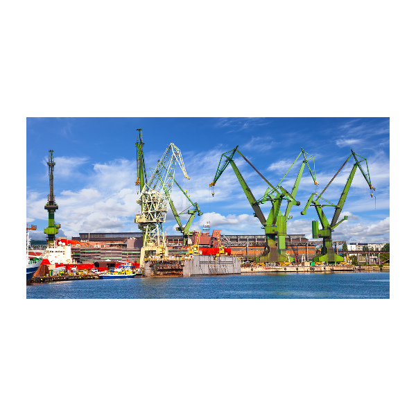 Foto en metacrilato horizontal Astillero de Gdansk