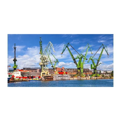 Foto en metacrilato horizontal Astillero de Gdansk