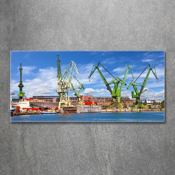 Foto en metacrilato horizontal Astillero de Gdansk