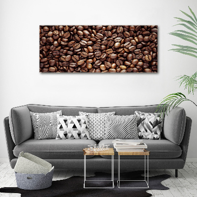 Cuadro acrílico horizontal Granos de café