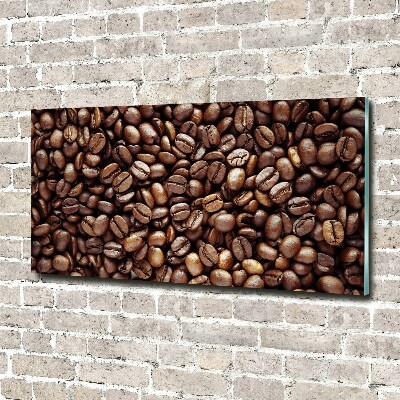 Cuadro acrílico horizontal Granos de café