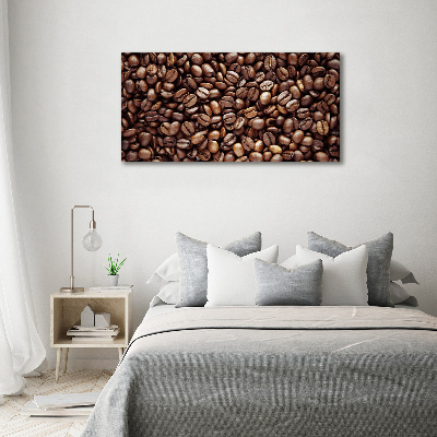 Cuadro acrílico horizontal Granos de café