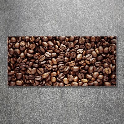 Cuadro acrílico horizontal Granos de café