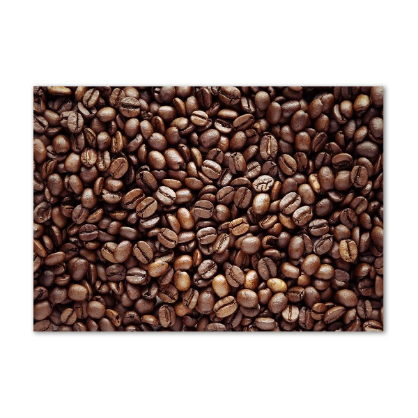 Cuadro acrílico horizontal Granos de café